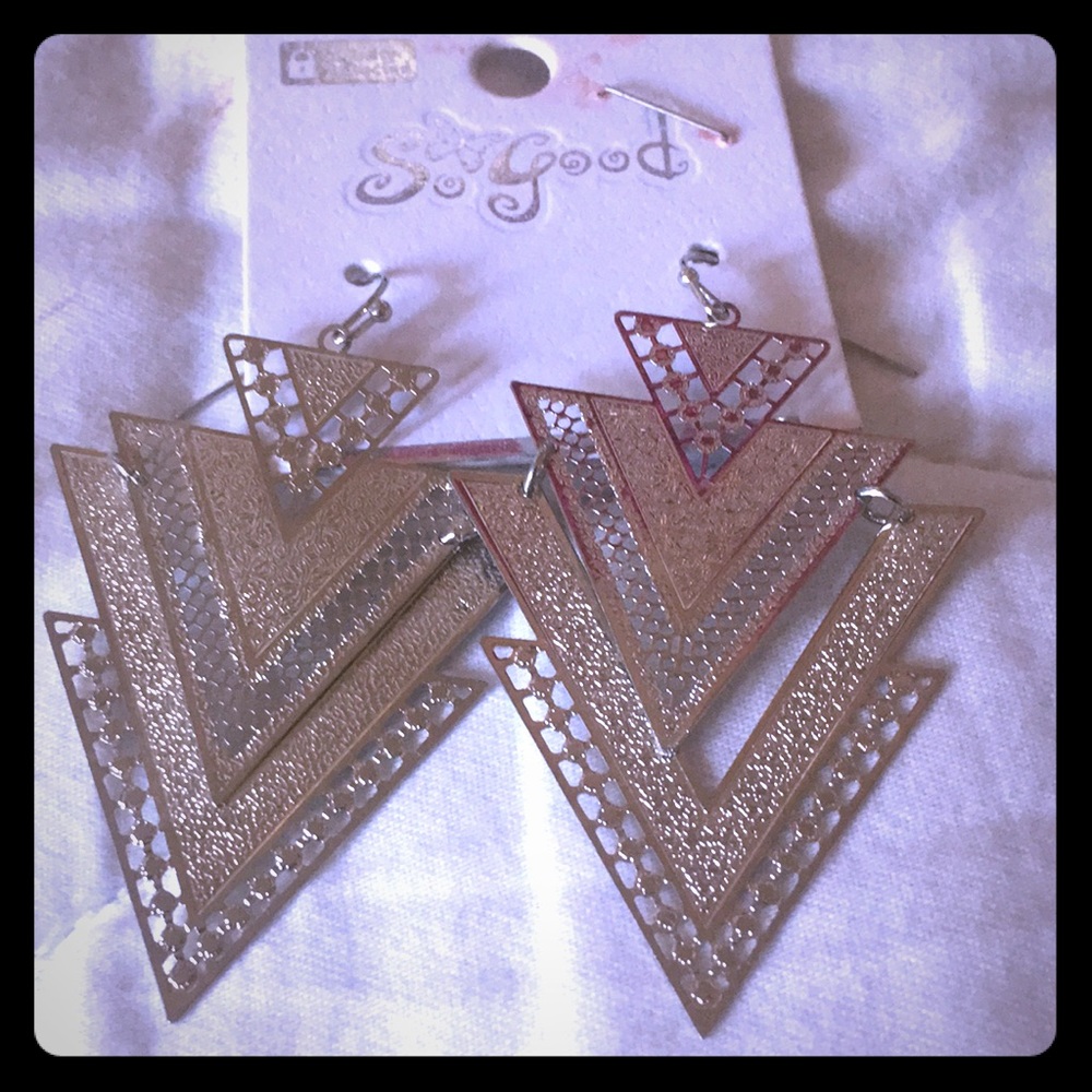 Costume Earrings (may be real sterling silver)